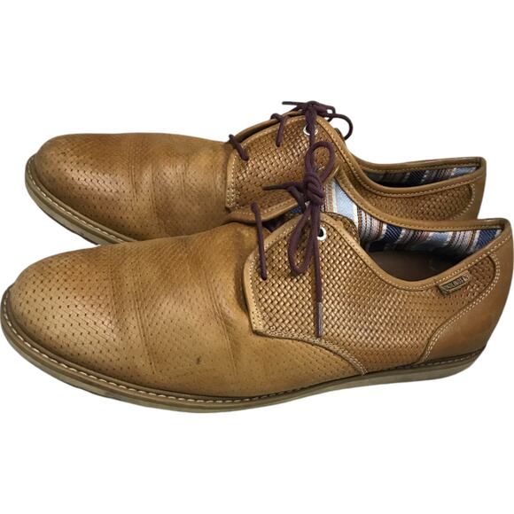Pikolinos by Johnston and Murphy Oxford Dress Shoes Tan Men\'s Size 44 Lace Up main image 11